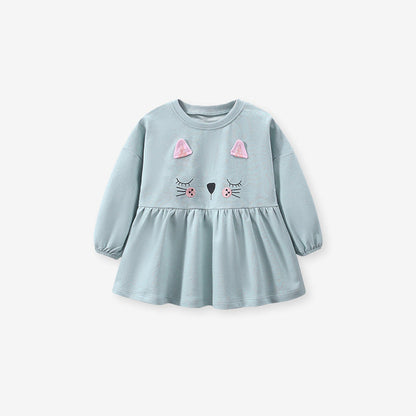MyKids-USA® Baby Girl Cat Pattern Design Pullover With Long Leggings Sets