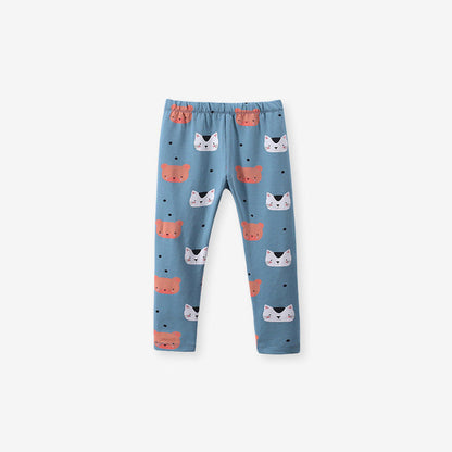 MyKids-USA® Baby Girl Cat Pattern Design Pullover With Long Leggings Sets