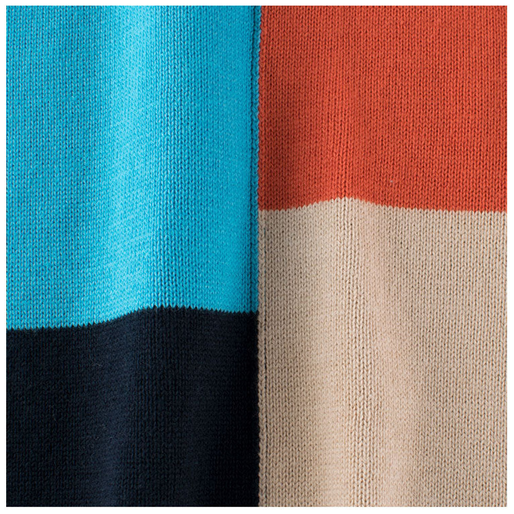 MyKids-USA® Baby Boy Color Patchwork Crew Neck Long Sleeve Knitwear Pullover