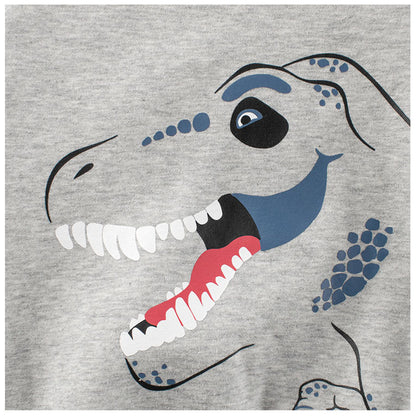 MyKids-USA® Baby Boys Dinosaur Talking Cartoon Crew Neck Long Sleeve Thick Pullover
