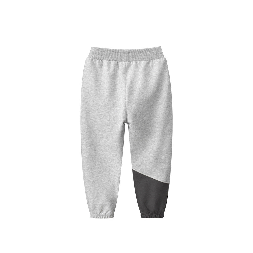 MyKids-USA® Children Boys Excavator Descending Cartoon Sports Trousers With Pockets