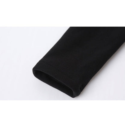 MyKids-USA® Girls Single Breasted Cardigan Tops Black Dress Sets