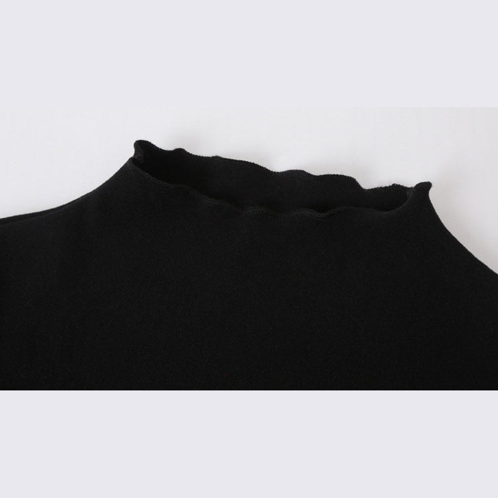 MyKids-USA® Girls Single Breasted Cardigan Tops Black Dress Sets