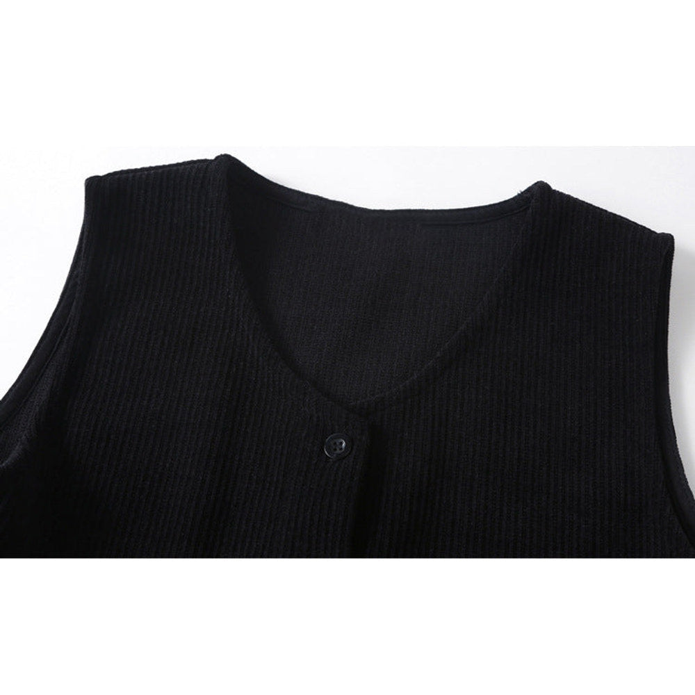 MyKids-USA® Girls Striped Pullover Tops Black Dress Sets