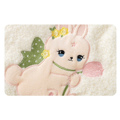 MyKids-USA® Baby Girl Rabbit Cartoon Thick Home Clothes Romper