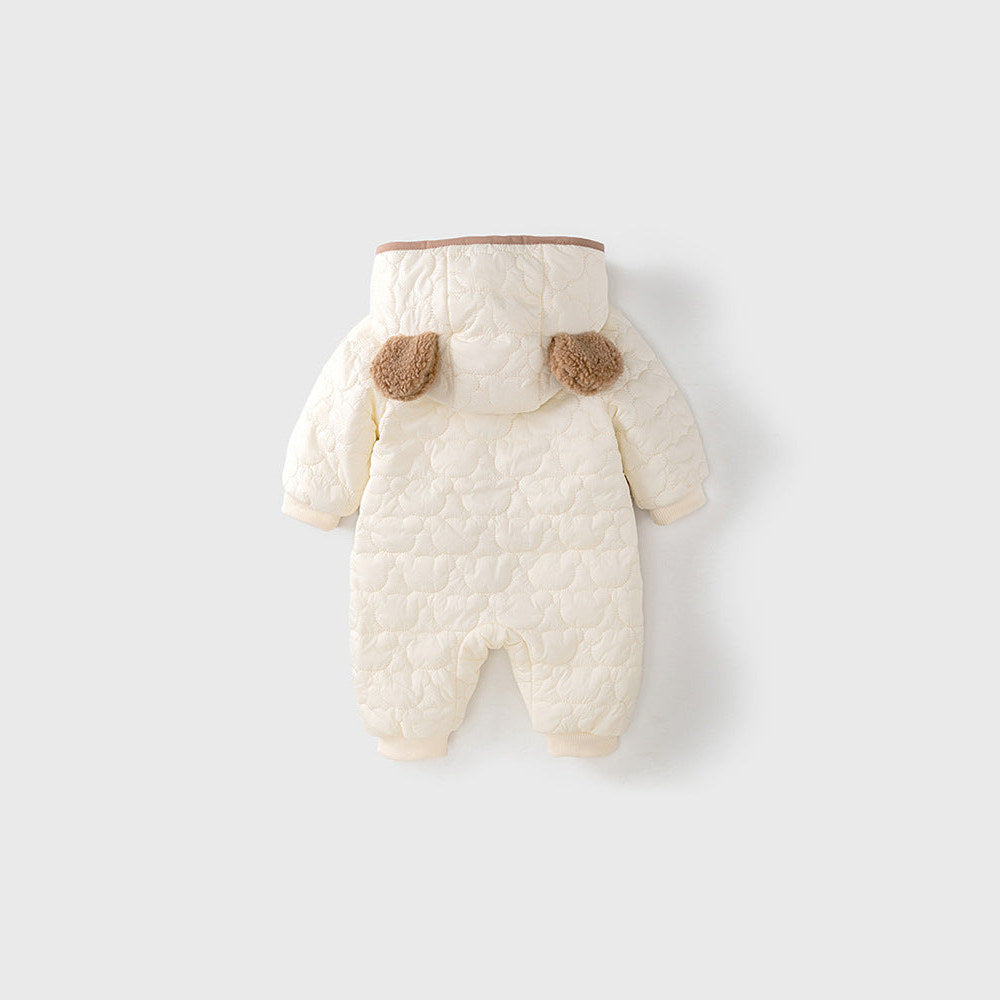 MyKids-USA® Unisex Baby Bear Cartoon Style Home Clothes Single Breasted Romper