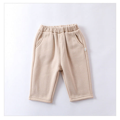 MyKids-USA® Infant Baby Girls 4-Colors Velvet-In Pants