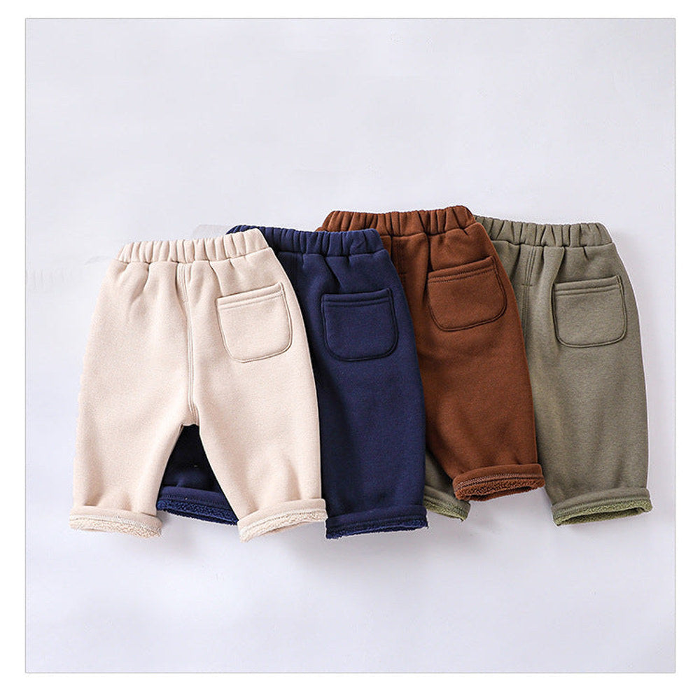 MyKids-USA® Infant Baby Girls 4-Colors Velvet-In Pants