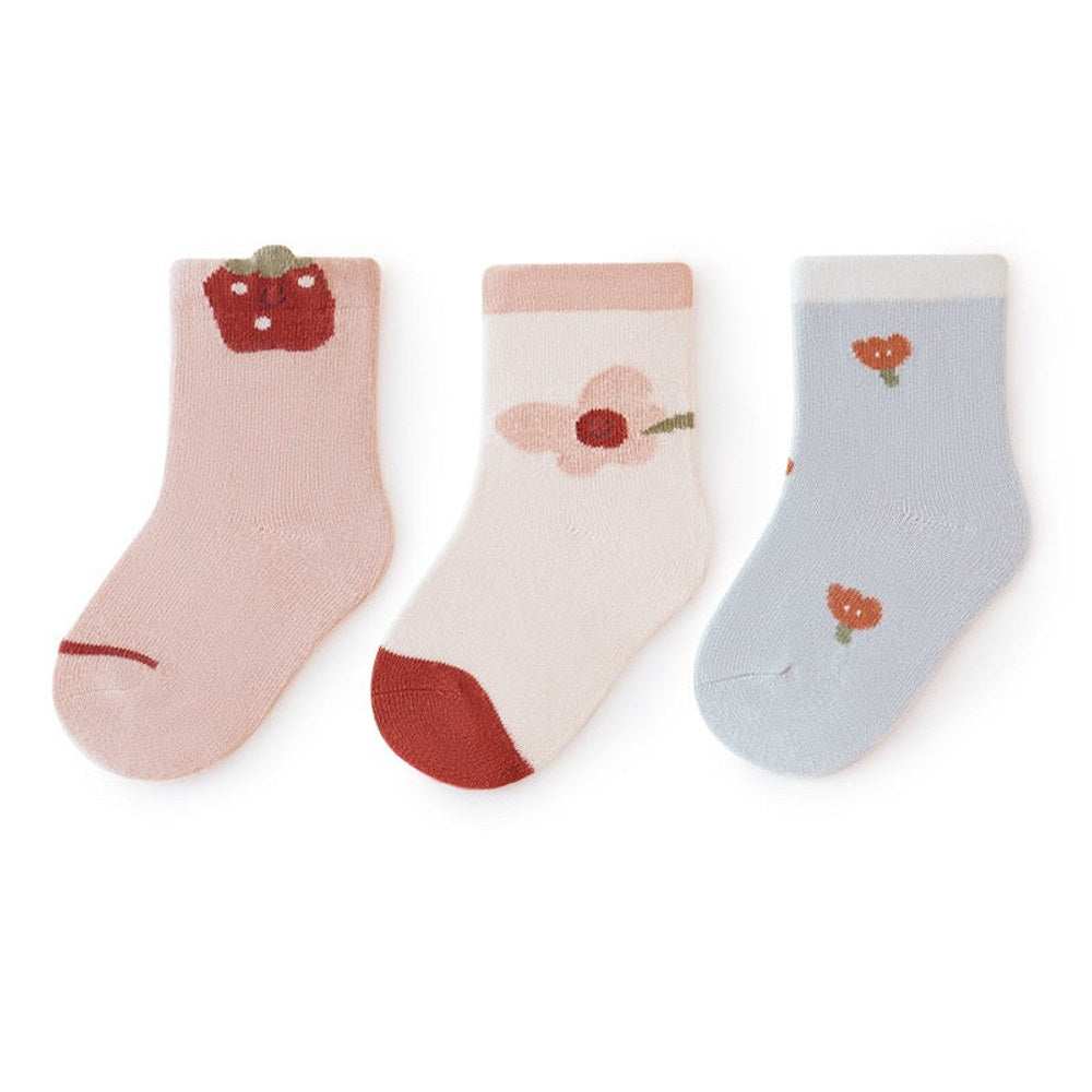 MyKids-USA® Baby Unisex Breathable Comfy Cartoon Socks Set