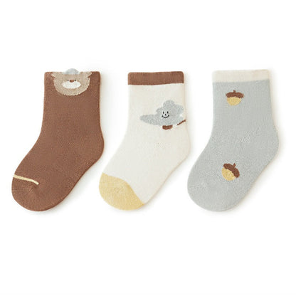 MyKids-USA® Baby Unisex Breathable Comfy Cartoon Socks Set
