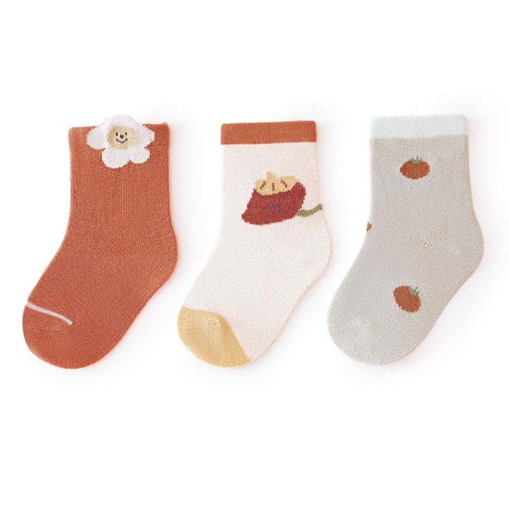 MyKids-USA® Baby Unisex Breathable Comfy Cartoon Socks Set