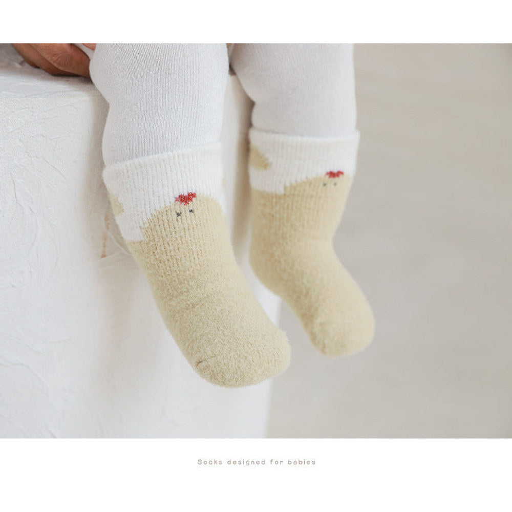 MyKids-USA® Baby Unisex Breathable Comfy Cartoon Antiskid Socks