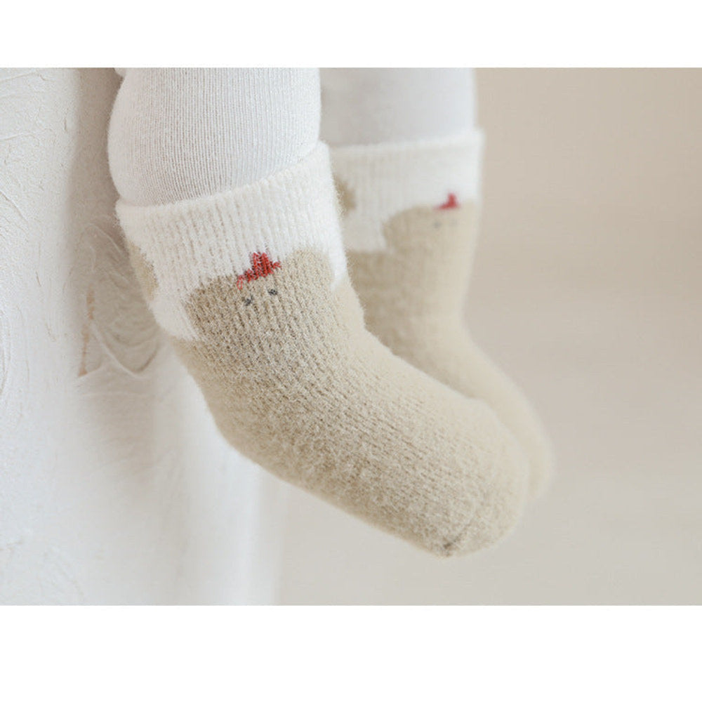 MyKids-USA® Baby Unisex Breathable Comfy Cartoon Antiskid Socks