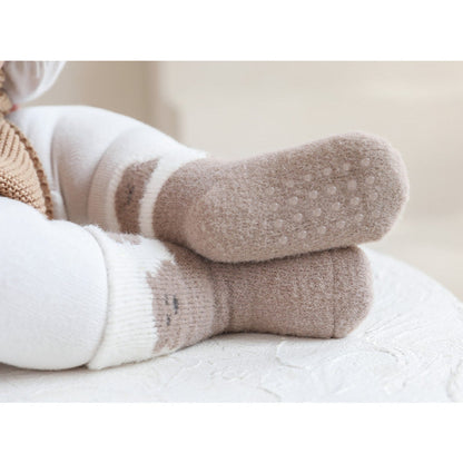 MyKids-USA® Baby Unisex Breathable Comfy Cartoon Antiskid Socks