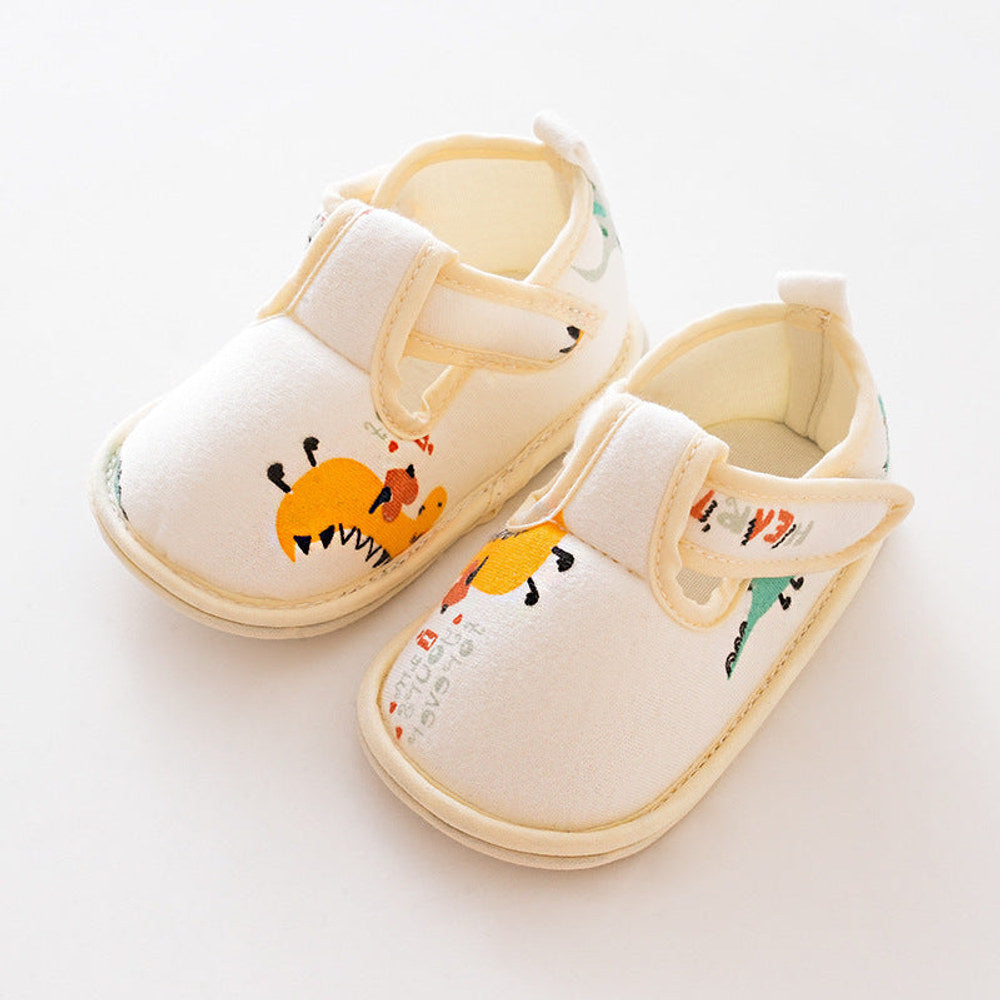 MyKids-USA® Cartoon Soft Antiskid Hook And Loop Shoes Low