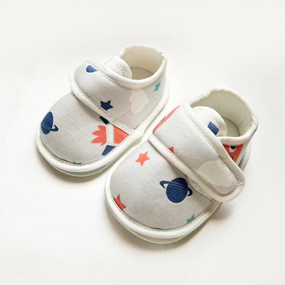 MyKids-USA® Cartoon Soft Antiskid Hook And Loop Shoes Low