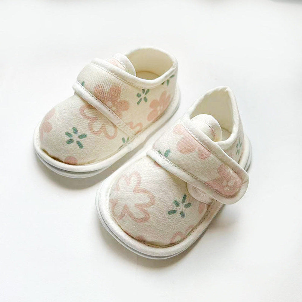 MyKids-USA® Cartoon Soft Antiskid Hook And Loop Shoes Low