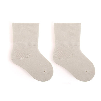 MyKids-USA® Baby Unisex Solid Color Breathable Mid-Calf Socks