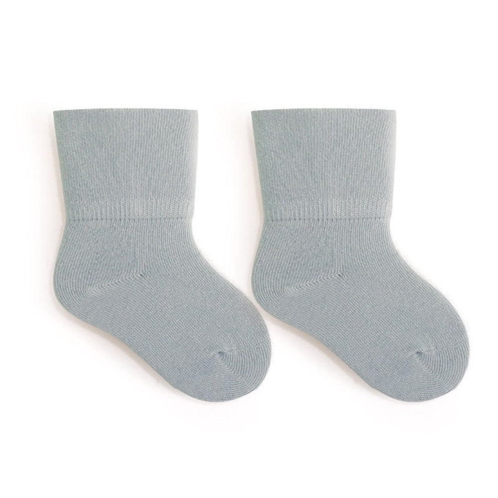 MyKids-USA® Baby Unisex Solid Color Breathable Mid-Calf Socks