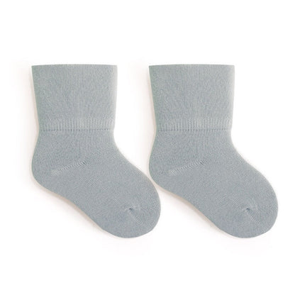 MyKids-USA® Baby Unisex Solid Color Breathable Mid-Calf Socks