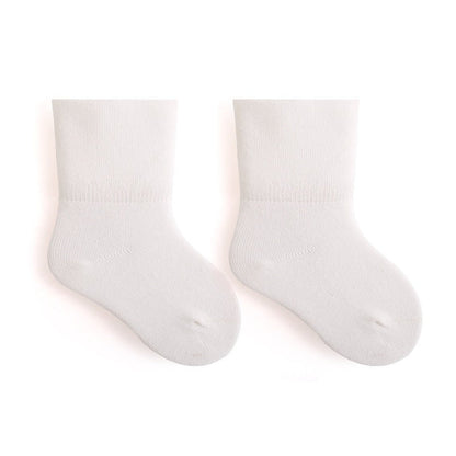 MyKids-USA® Baby Unisex Solid Color Breathable Mid-Calf Socks