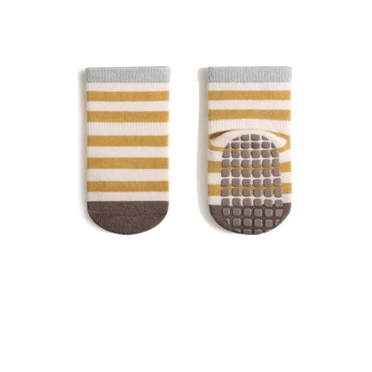 MyKids-USA® Baby Unisex Breathable Thermal Cartoon Patchwork Socks Non-Slip
