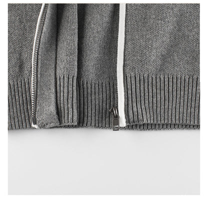 MyKids-USA® Striped Sleeves Children’s Knit Cardigan For – Boys’ Sweater Jacket For Baby Clothing