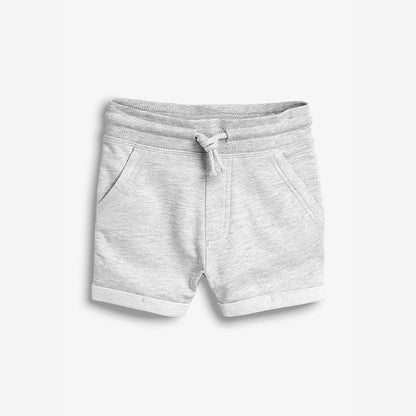 MyKids-USA® Baby Boys Solid Color Soft Cotton Sport Style Shorts