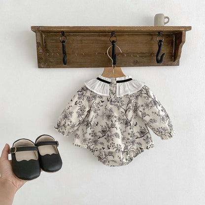 MyKids-USA® For: Floral Painting Pattern Top And Shorts Set