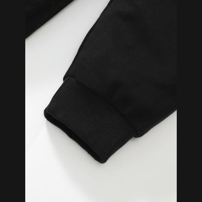 MyKids-USA® European And American Children’s Cotton Boys’ Work Pants – Black Casual Kids Trousers