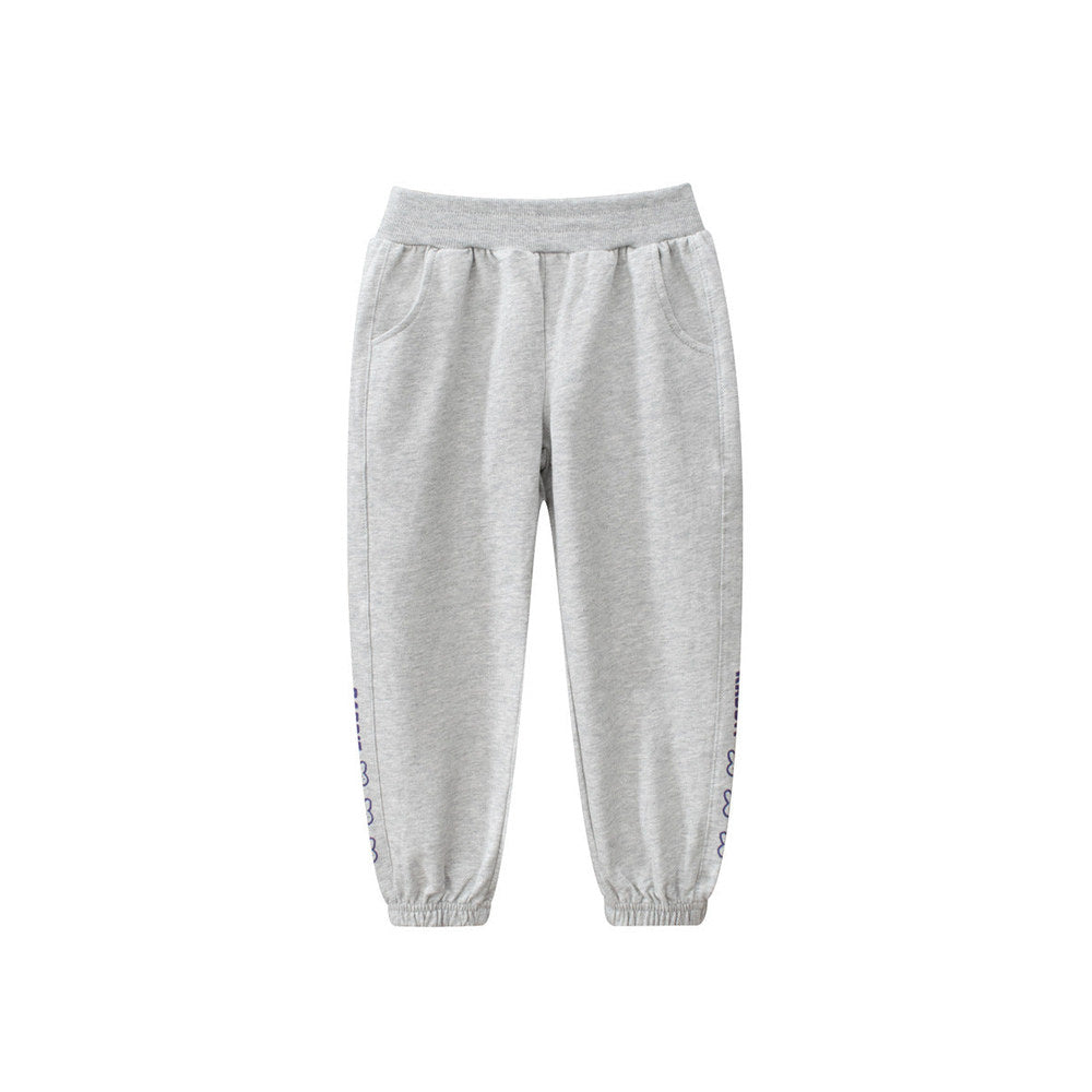 MyKids-USA® European And American Children’s Cotton Girls’ Rabbits Cartoon Pants – Casual Kids Trousers