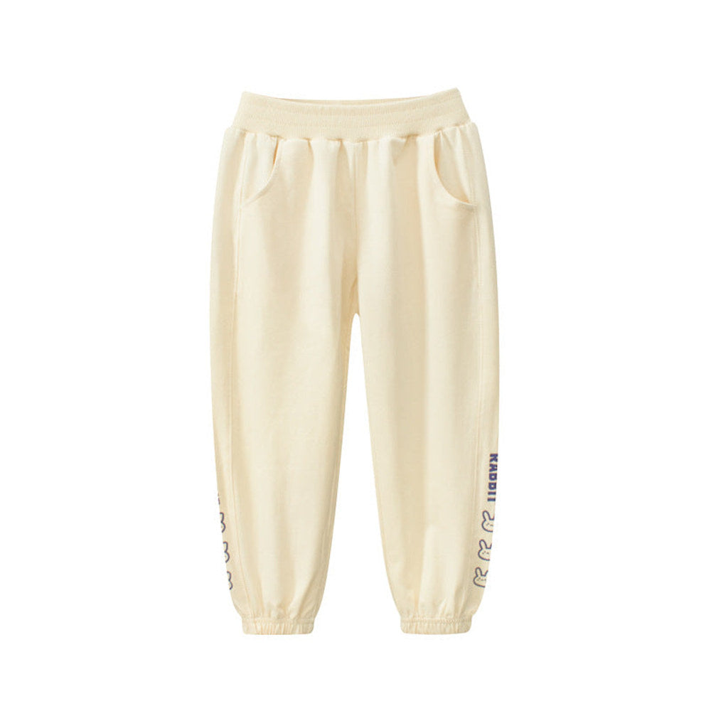 MyKids-USA® European And American Children’s Cotton Girls’ Rabbits Cartoon Pants – Casual Kids Trousers