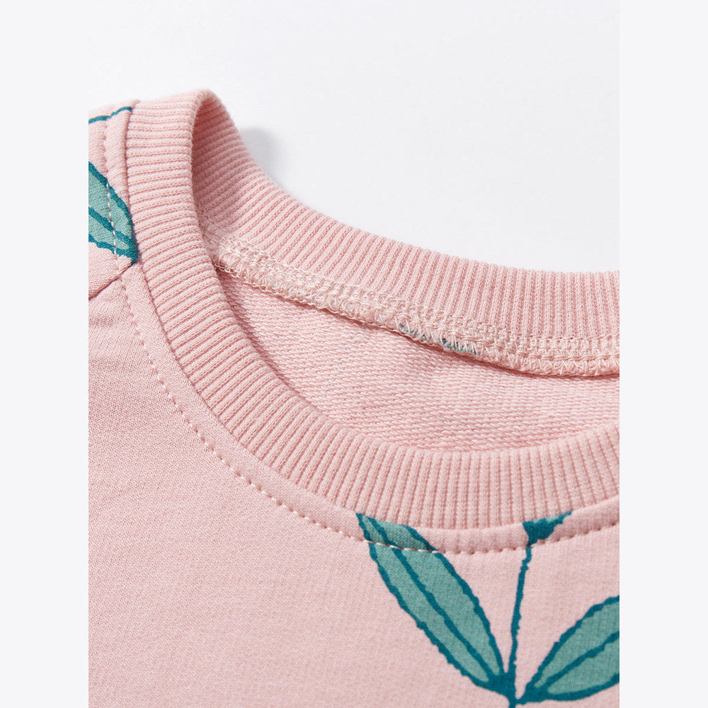 MyKids-USA® Spring And Summer Baby Girls Pink Short Sleeves Flowers Collection Dress