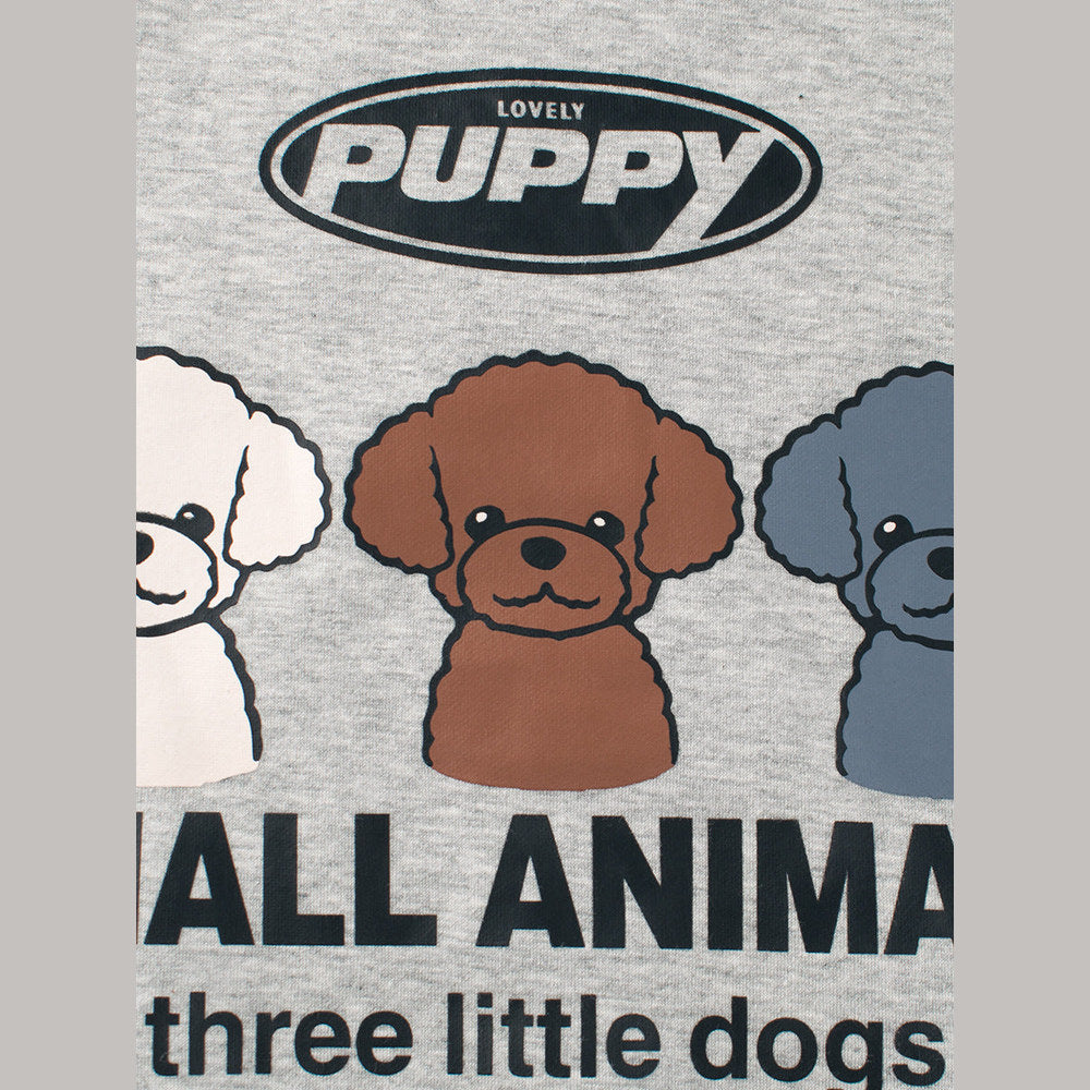 MyKids-USA® Baby Boy Kids Puppy Dogs Cartoon Crew Neck Long Sleeve Fleece Pullover