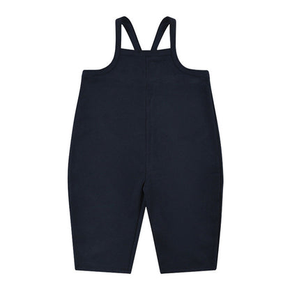 MyKids-USA® Baby Unisex Kids Cozy Crew Neck Long Sleeve Pullover And Solid Color Overalls For Clothing Set