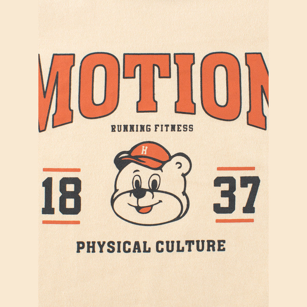 MyKids-USA® Baby Boy Kids Teddy Bear Cartoon Letters Printing Crew Neck Long Sleeve Pullover