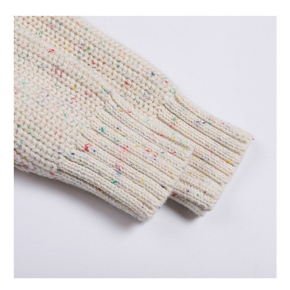 MyKids-USA® Baby Unisex Kids Colorful Dots Crew Neck Long Sleeve Pullover Sweater