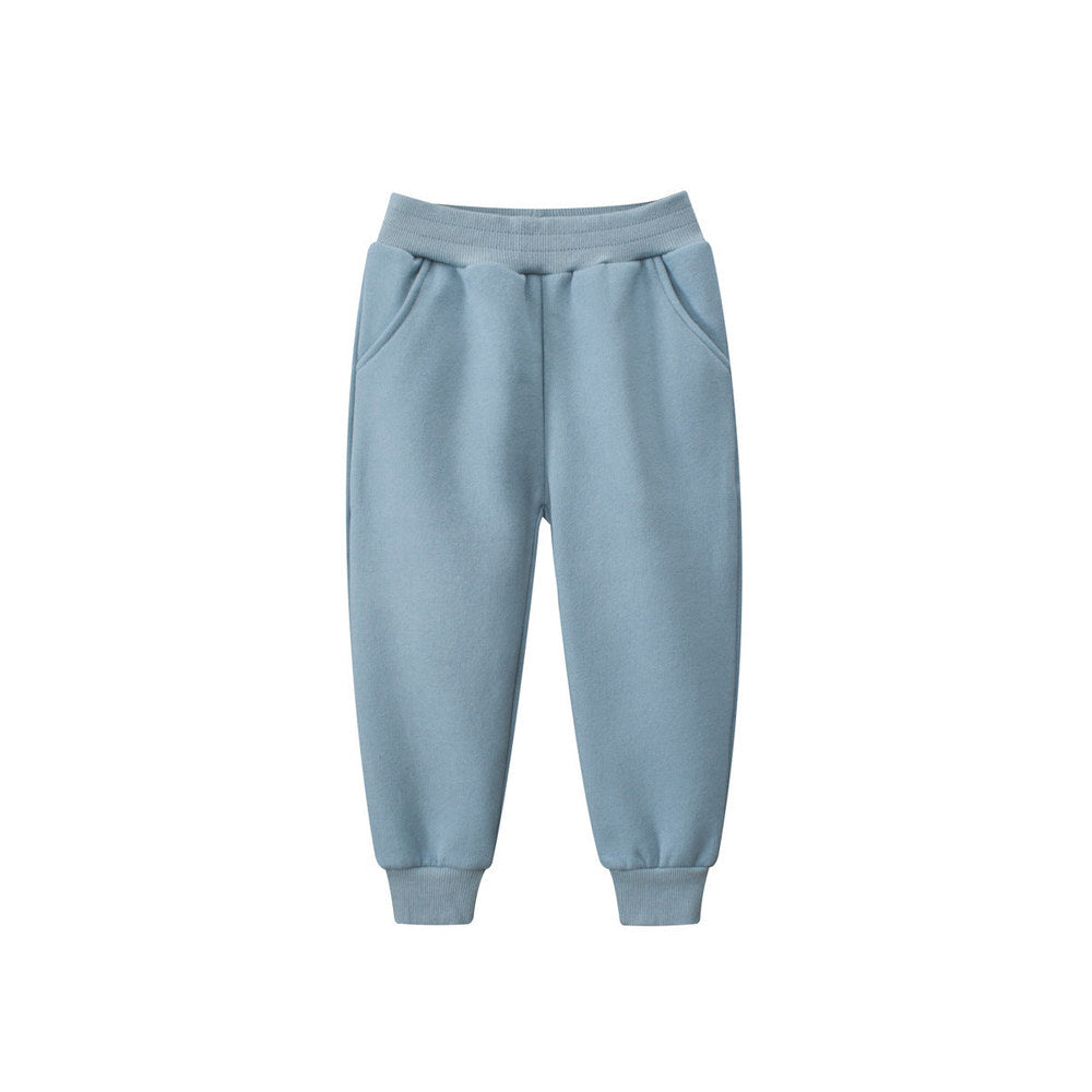 MyKids-USA® European And American Children’s Boys’ Solid Color Pants – Casual Kids Trousers