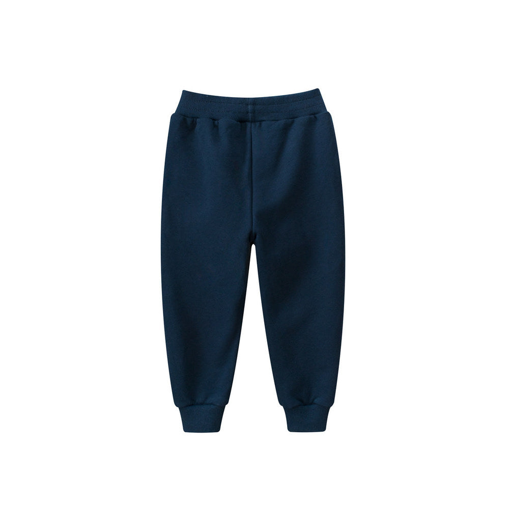 MyKids-USA® Children Boys Dinosaur Cartoon Sports Casual Trousers With Pockets