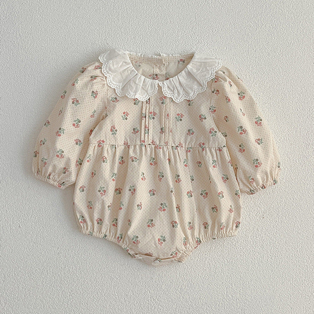 MyKids-USA® Adorable Baby Doll Collar bodysuit or Floral Pattern Girls Dress