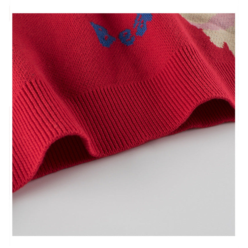 MyKids-USA® Colors Of Children Girls Knitted Cute Teddy Bear Pullover Sweater For – Baby Clothing