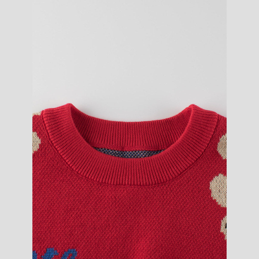MyKids-USA® Colors Of Children Girls Knitted Cute Teddy Bear Pullover Sweater For – Baby Clothing