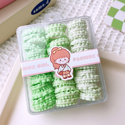 MyKids-USA® Soft And Comfortable Basic Hairband For Kids With Mushroom Edges 39-Piece Set