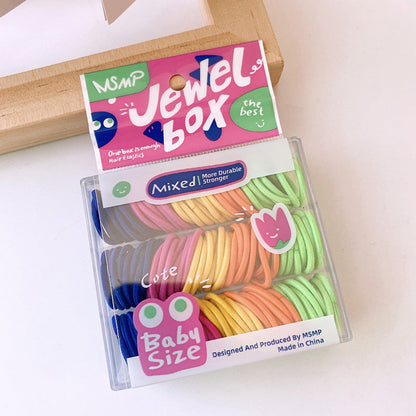 MyKids-USA® Small Seamless Hairbands With High Elasticity Approx.130-Piece Set