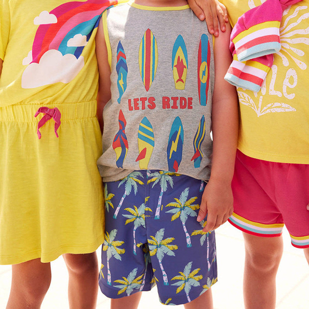 MyKids-USA® Baby And Kids Boys Pure Cotton Vest And Shorts Casual Clothing Set