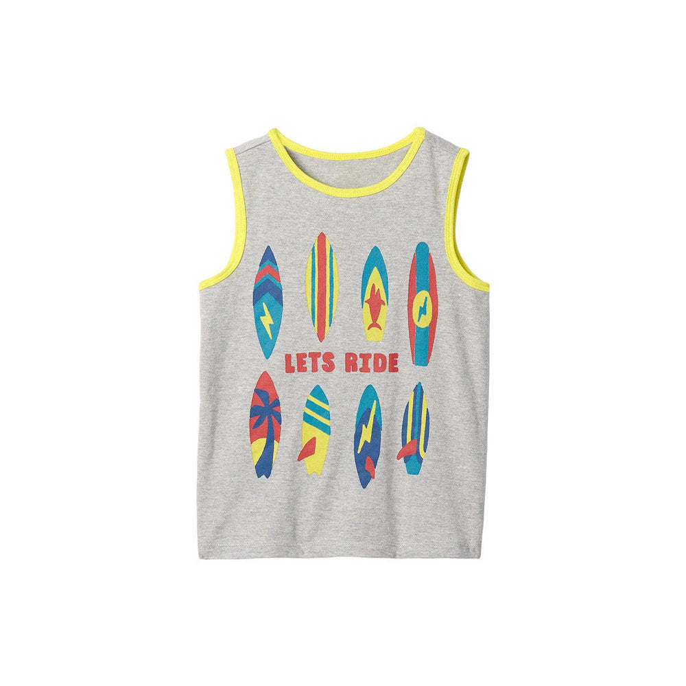 MyKids-USA® Baby And Kids Boys Pure Cotton Vest And Shorts Casual Clothing Set