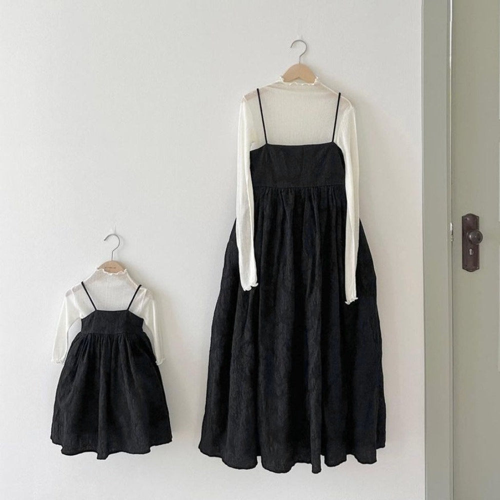 MyKids-USA® Baby Girls Solid Color Spaghetti Strap Princess Dress