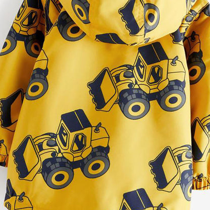 MyKids-USA® European And American Style Boys’ Outerwear: Hooded Zip-Up Cartoon Coat With Long Sleeves For Children