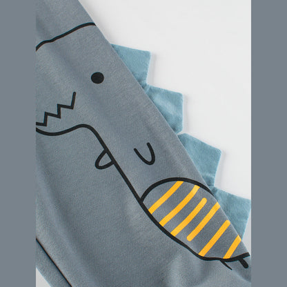 MyKids-USA® Children Boys Dinosaur Cartoon Sports Trousers With Pockets