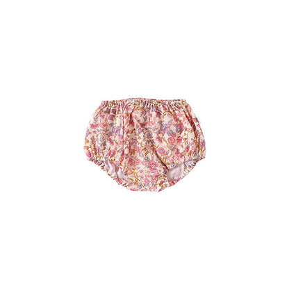 MyKids-USA® Baby Kids Girls Floral Ruffle Collar Top And Shorts Clothing Set